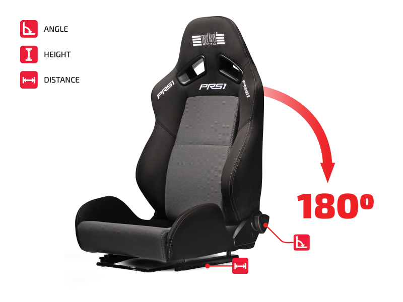 Next Level Racing PRS1 Performance Reclining Sim Racing Seat